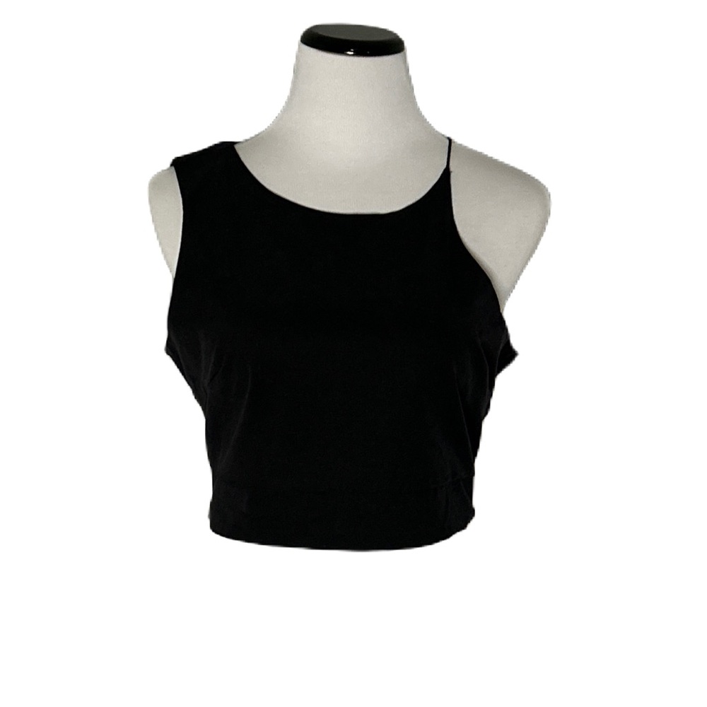 Zara XL One Shoulder with spaghetti strap Crop Top